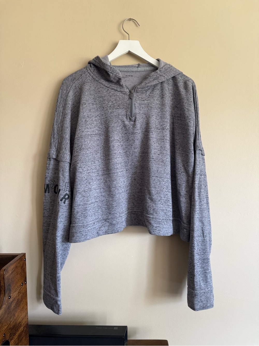 Under Armour Cropped Hoodie Grey XL